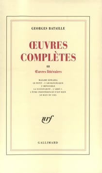 Oeuvres complètes
