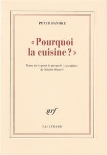 "pourquoi la cuisine ?"