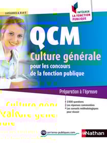 QCM - culture générale - catégorie A, B et C