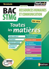 Mémos réflexes Tome 2 : bac STMG - spécialité - ressources humaines et communication - toutes les matières - terminale (édition 2018)