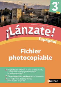 ¡Lánzate! : espagnol - 3e - fichier photocopiable (édition 2022)