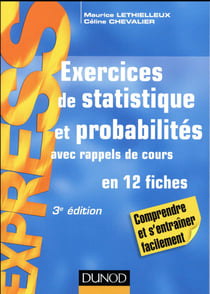Exercices de statistique et probabilités - 3e éd. - Avec rappels de cours