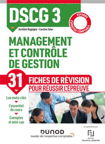 DSCG 3 - management et contrôle de gestion - 31 fiches de révision pour réussir l'épreuve