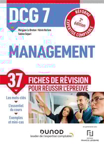 DCG : 7 management - 37 fiches de révision pour réussir l'épreuve (2e édition)