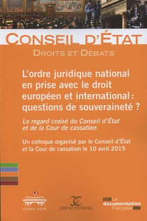 L'ordre juridique national en prise avec le droit européen et international : questions de  souveraineté