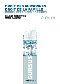 Droit civil - L1 - droit des personnes et droit de la famille - cours, exercices corrigés (2e édition)