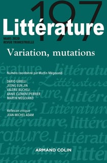 Littérature Nº197 1/2020 Variation, mutations