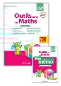Outils pour les maths : CE2 : par domaine - Fichier de l'élève + Mémo
