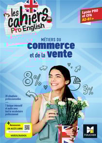 Les cahiers pro english - anglais - bac pro métiers du commerce et de la vente - livre élève