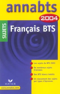 ANNABTS Tome 00002 : sujets (édition 2004)