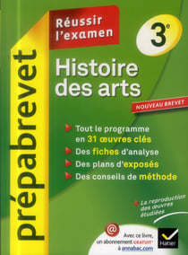 Prepabrevet reussir l'examen - histoire des arts - 3ème