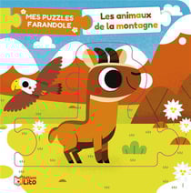 Mes puzzles farandole : Les animaux de la montagne