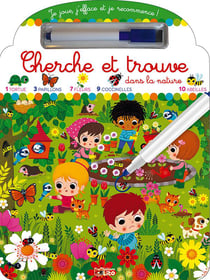 Je joue, j'efface et je recommence ! : cherche et trouve dans la nature