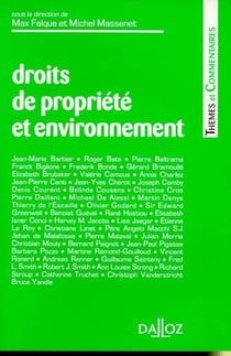 Droits de propriete et environnement