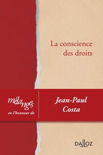 Mélanges en l'honneur de Jean-Paul Costa