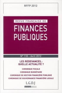 Revue française de finances publiques n.118 : les redevances : quelle actualité ?