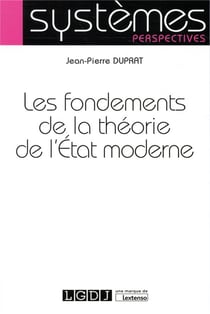 Les fondements de la théorie de l'etat moderne