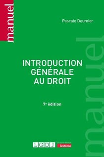 Introduction générale au droit (7e édition)