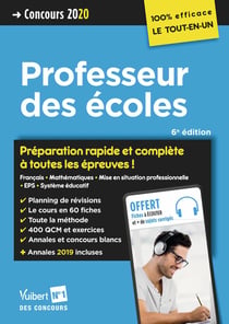 Professeur des écoles - préparation rapide et complète à toutes les épreuves ! (6e édition)