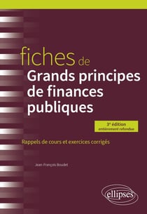 Fiches de grands principes de finances publiques