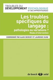 Troubles sévères du langage