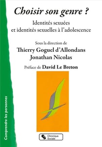 Choisir son genre ? identités sexuées et identités sexuelles à l'adolescence