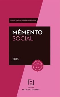 MEMENTO SOCIAL ETUDIANT 2015