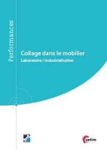Collage dans le mobilier - laboratoire/industrialisation