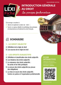 Introduction générale au droit : les principes fondamentaux