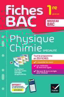 Fiches bac : Spécialité Physique-Chimie - 1re générale