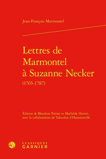 Lettres de Marmontel à Suzanne Necker