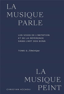 La musique parle, la musique peint. les voies de l'imitation et de la référence dans l'art des sons Tome 2 : sémiotique