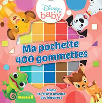 Disney baby - ma pochette 400 gommettes - les animaux