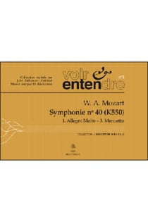 VOIR ET ENTENDRE Tome 5 : W. A. Mozart - symphonie n°  40 (K550) - 1. allegro molto - 3. menuetto