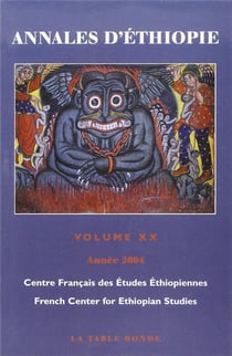 Annales d'Ethiopie t.20