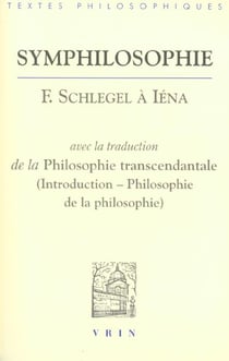 Symphilosophie : schlegel à Iena