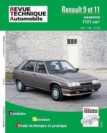 Renault 9 et 11 gtx-txe-gt 90 - moteurs essence 1721 cm3 jusqu'a fin de fabrication