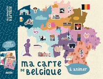 Ma carte de belgique à animer