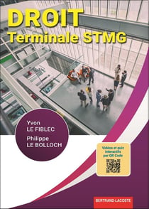 Droit - terminale STMG - livre de l'élève (édition 2020)
