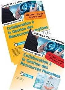 Collaboration à la gestion des ressources humaines - BTS1 et BTS2 SAM, licence professionnelle - livre de l'élève