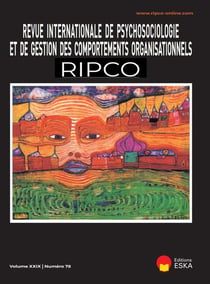 Revue internationale de psychosociologie et de gestion des comportements organisationnels n.78 : La motivation au travail des personnels à HQI