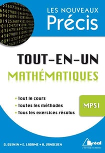 Tout-en-un - mathématiques MPSI