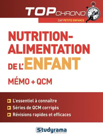 Nutrition-alimentation de l'enfant - mémo et qcm