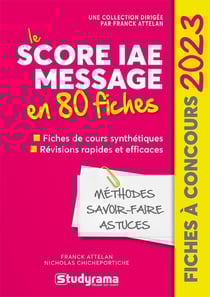 Score IAE message en 80 fiches (édition 2023)