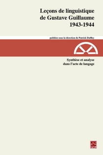 Leçons de linguistique de Gustave Guillaume Tome 29 - 1943-1944