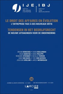 Le droit des affaires en évolution - l'entreprise face à ses nouveaux défis