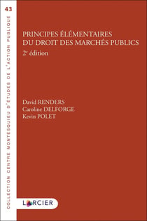 Principes élémentaires du droit des marchés publics (2e édition)