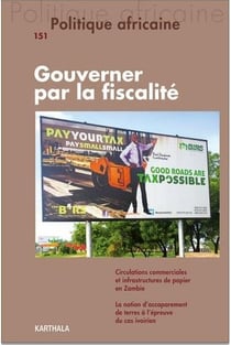 Revue politique africaine n.151 : gouverner la fiscalité
