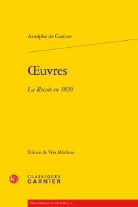 Oeuvres - la Russie en 1839