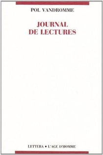 Journal de lectures